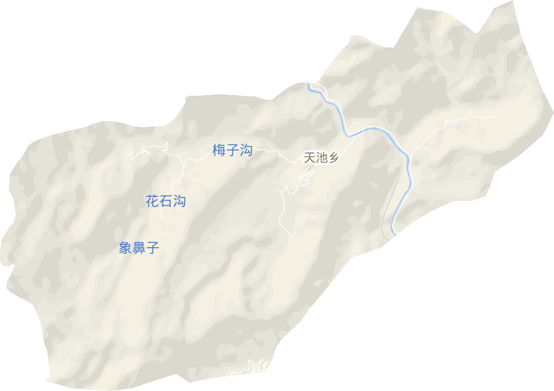 天池乡电子地图