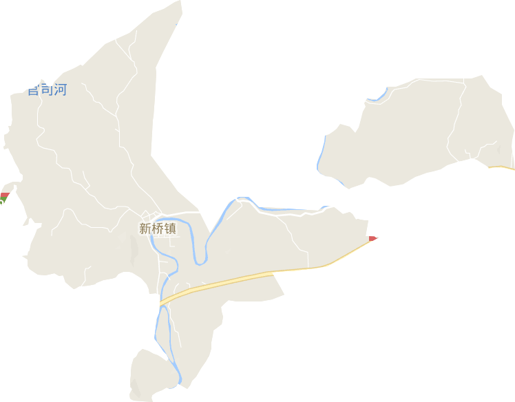 新桥镇电子地图