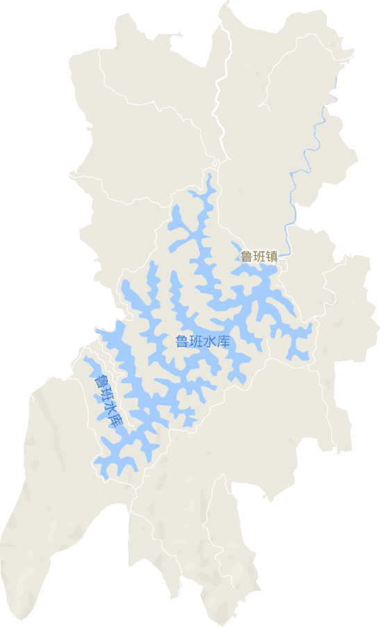 鲁班镇电子地图