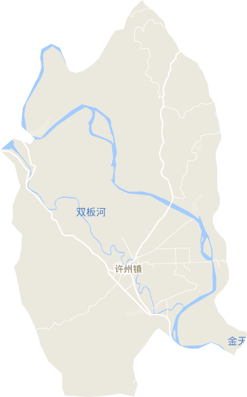 许州镇电子地图