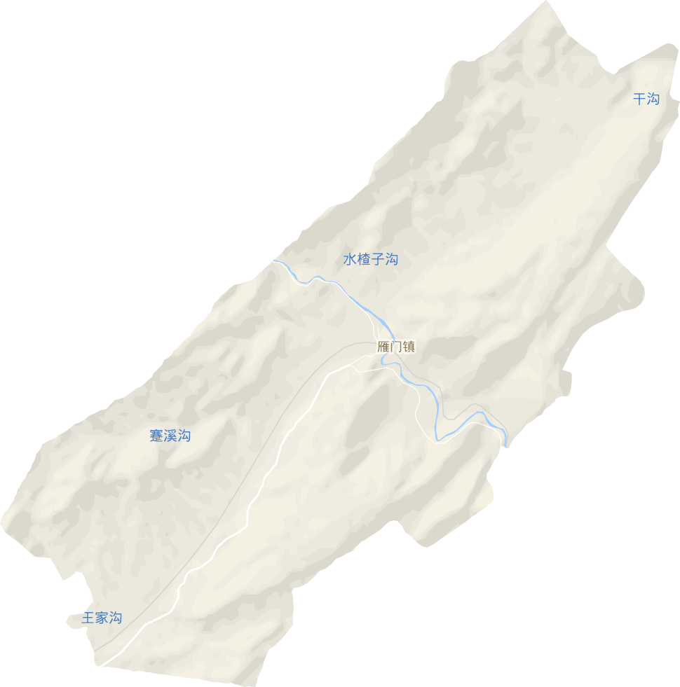 雁门镇电子地图