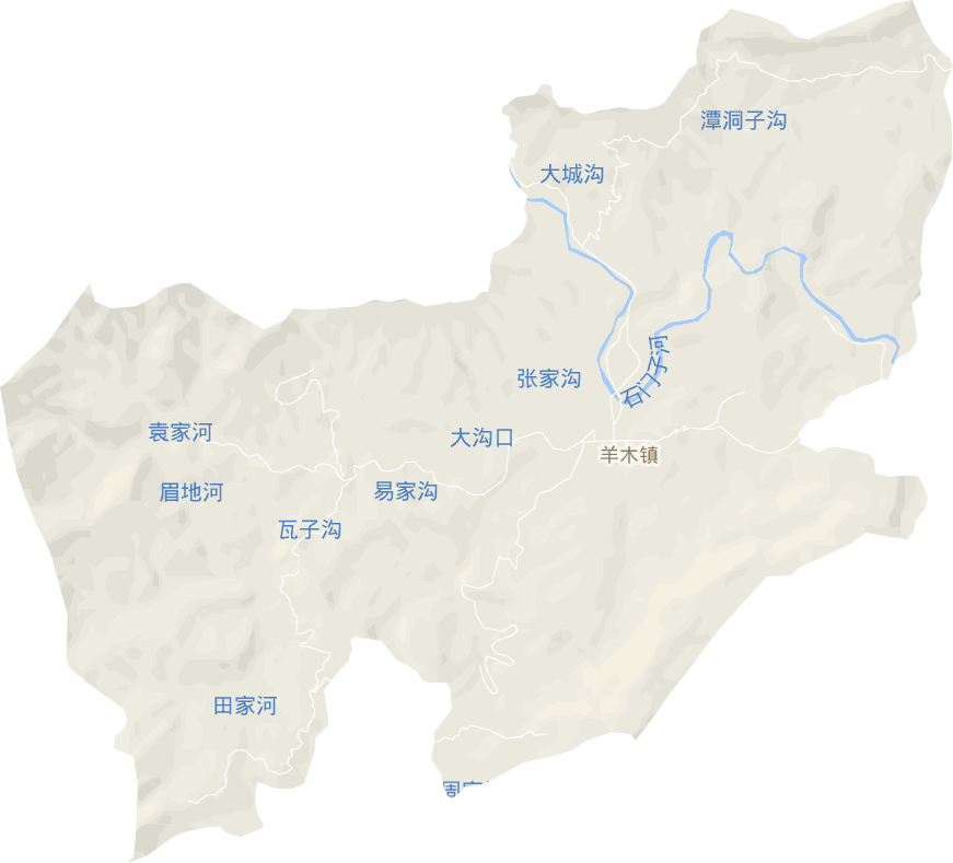 羊木镇电子地图