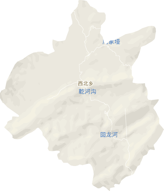 西北乡电子地图