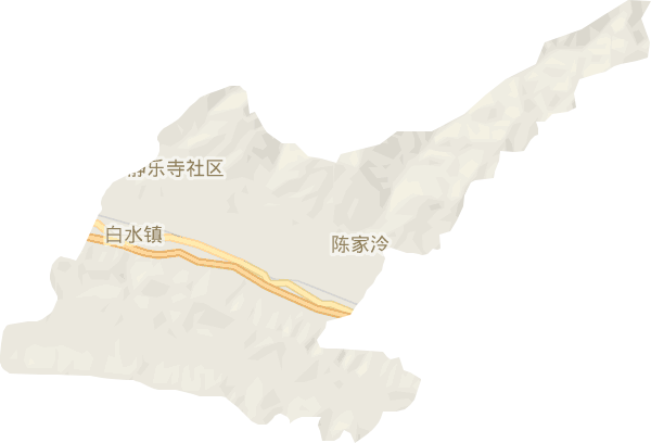 白水镇电子地图