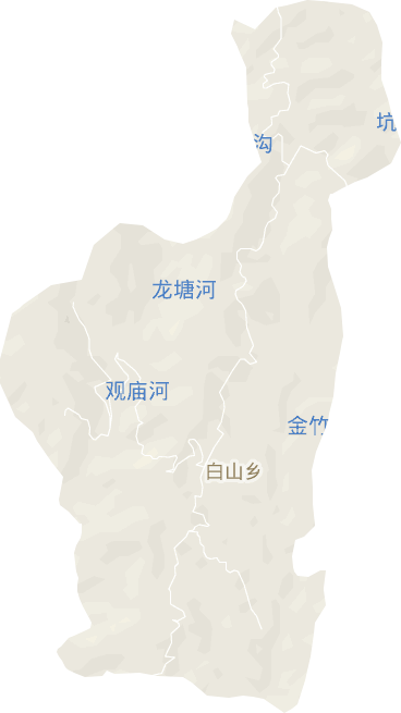 白山乡电子地图