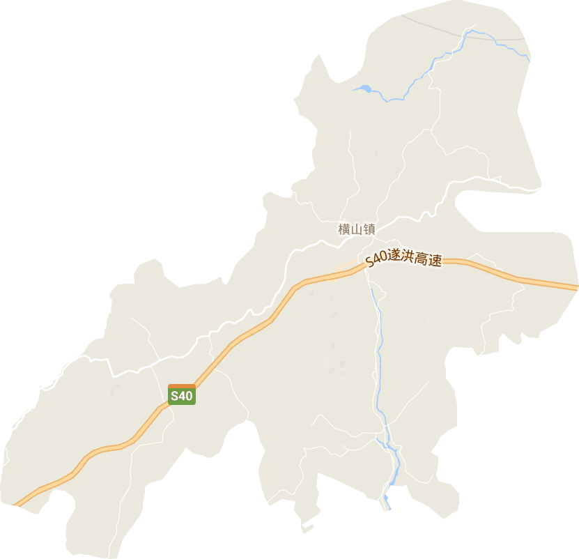 横山镇电子地图