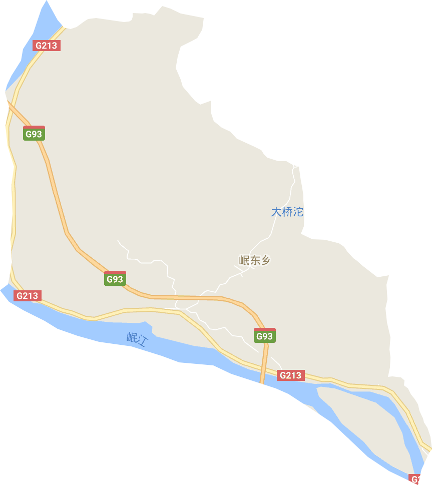 岷东乡电子地图