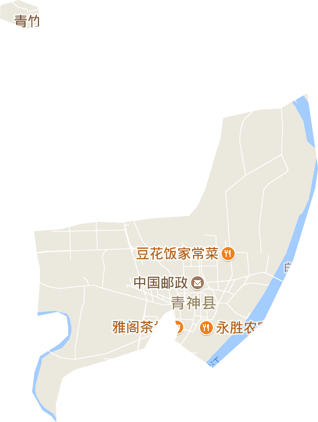 青城镇电子地图