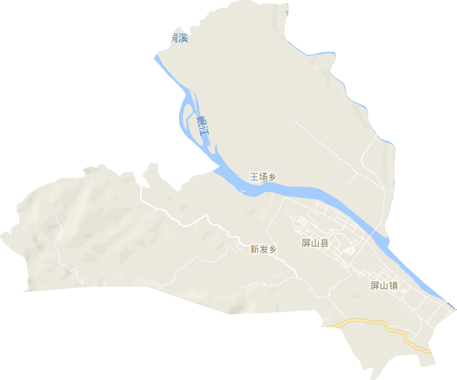 屏山镇电子地图