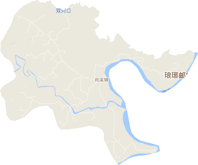 肖溪镇电子地图