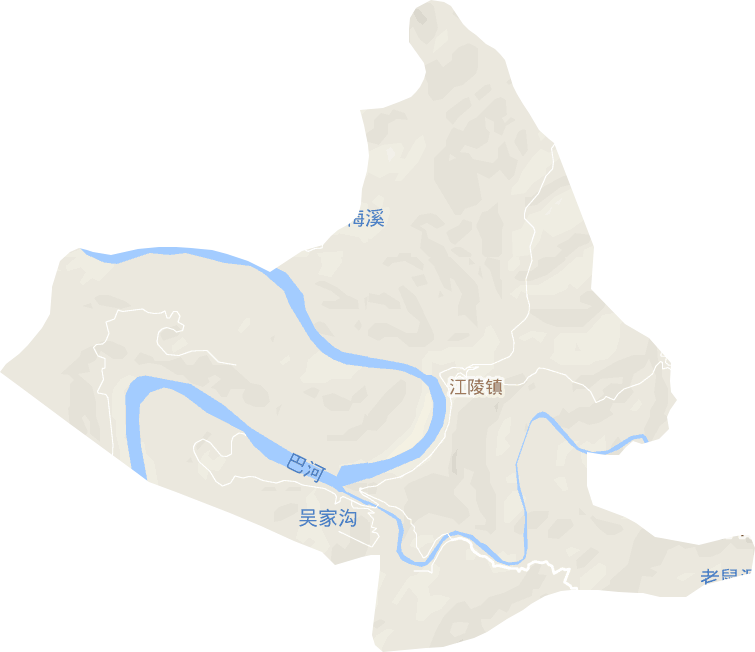 江陵镇电子地图