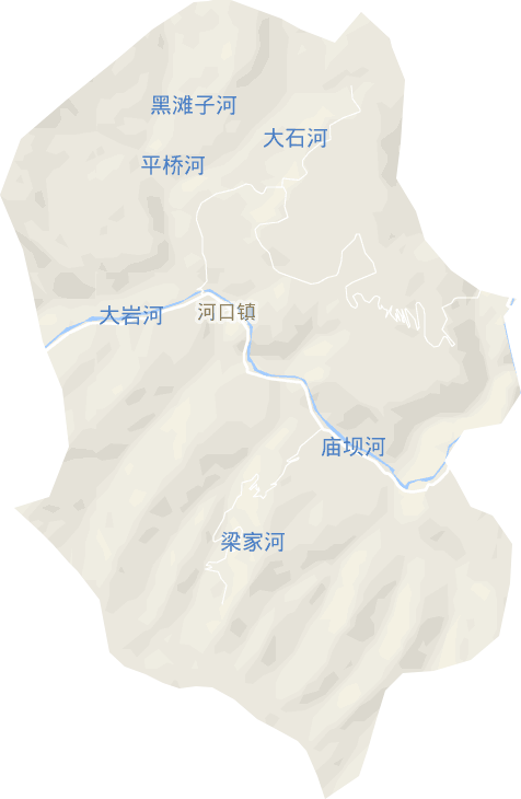 河口镇电子地图