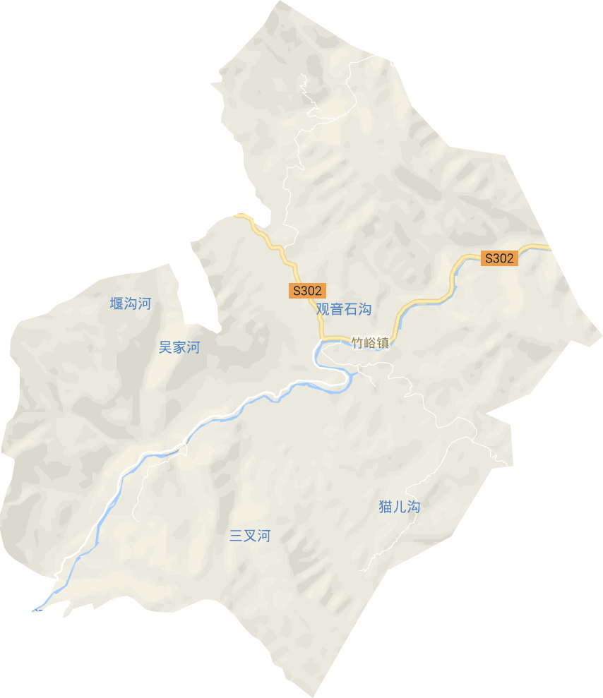 竹峪镇电子地图