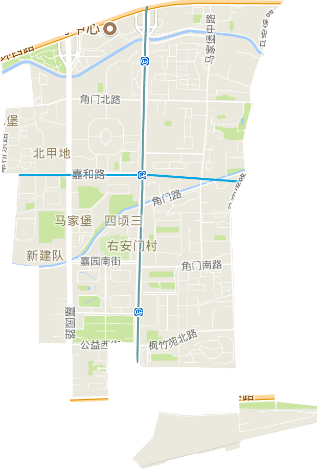 马家堡街道电子地图