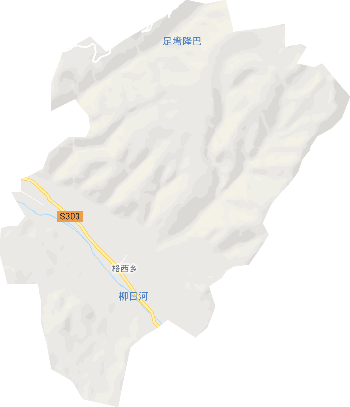 格西乡电子地图