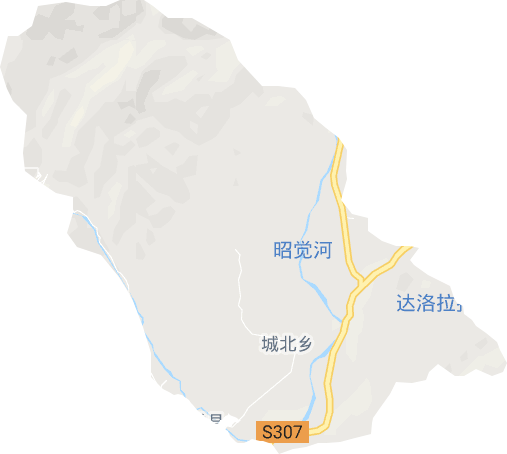 城北乡电子地图