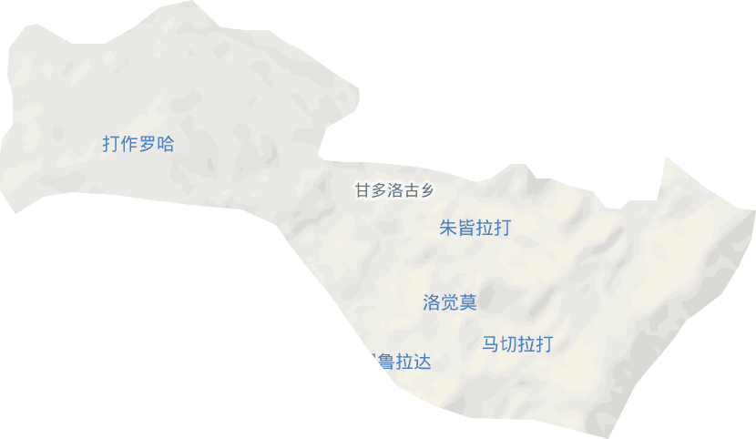 甘多洛古乡电子地图