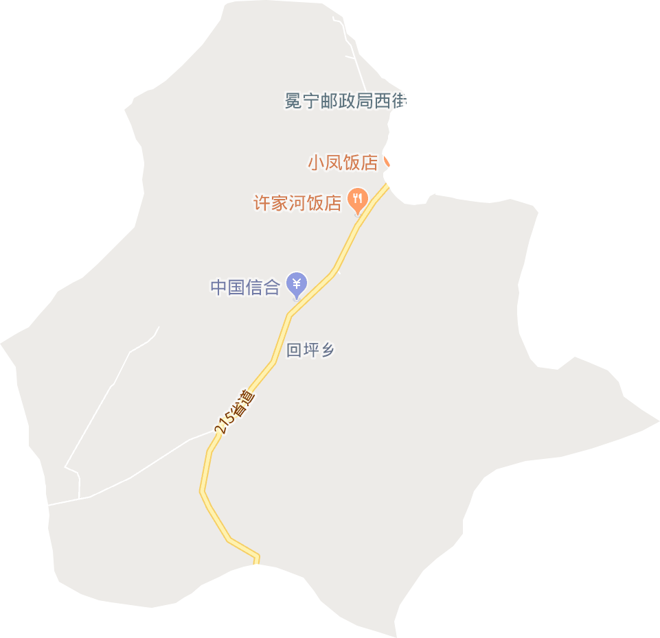 回坪乡电子地图