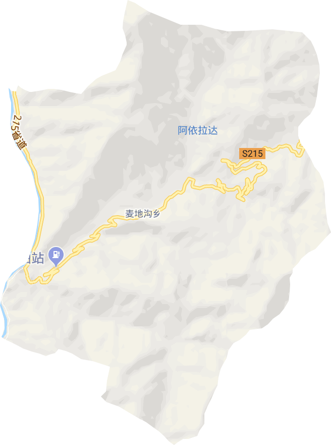 麦地沟乡电子地图