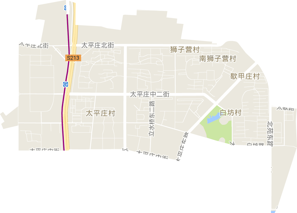 天通苑北街道电子地图