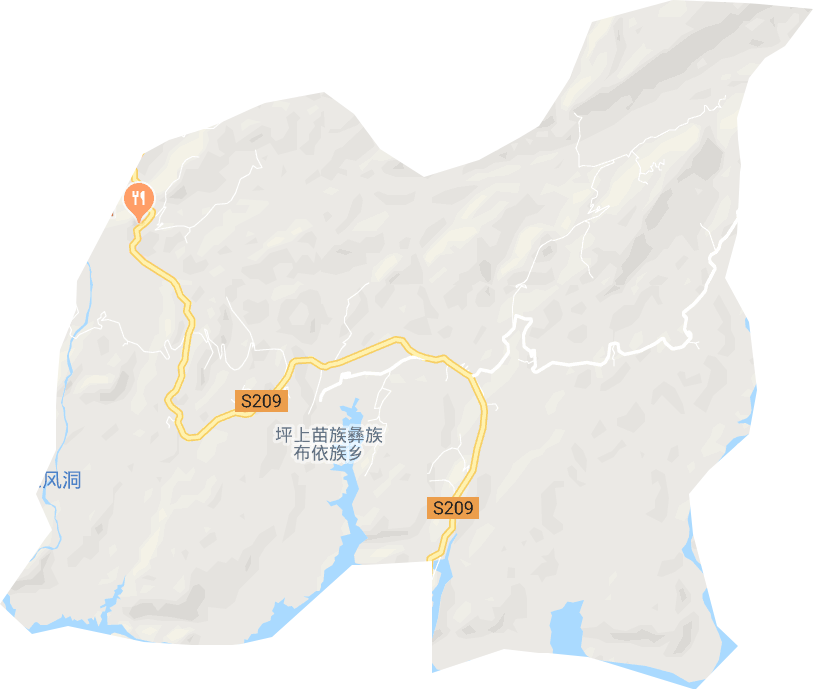 坪上苗族彝族布依族乡电子地图