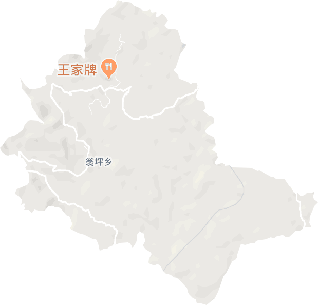 翁坪乡电子地图