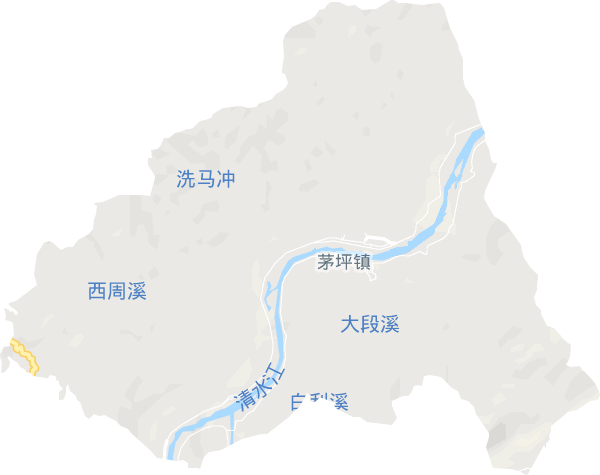 茅坪镇电子地图