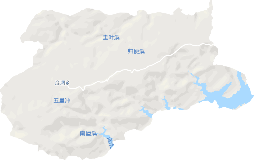 彦洞乡电子地图