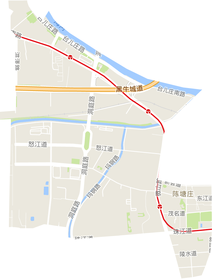 陈塘庄街道电子地图