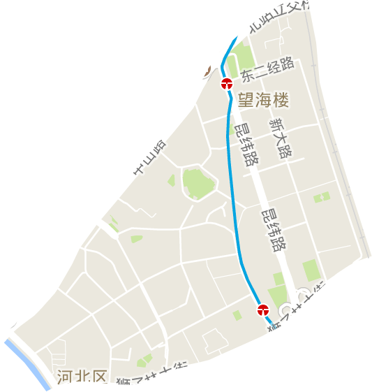 望海楼街道电子地图