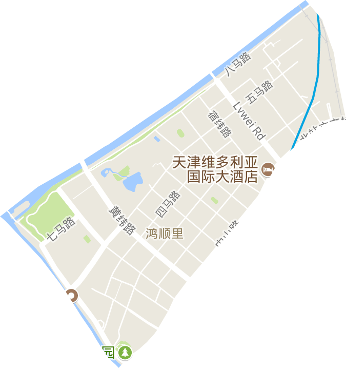 鸿顺里街道电子地图