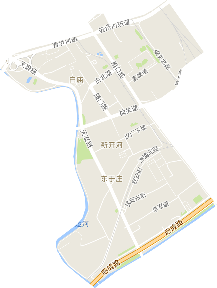 新开河街道电子地图