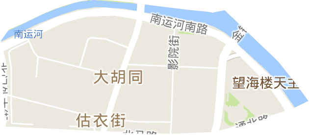 大胡同街道电子地图