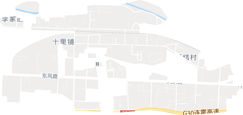 十里铺街道电子地图