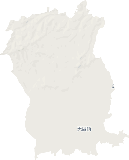 天度镇电子地图