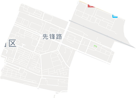 先锋路街道电子地图