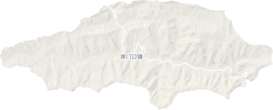 岸门口镇电子地图