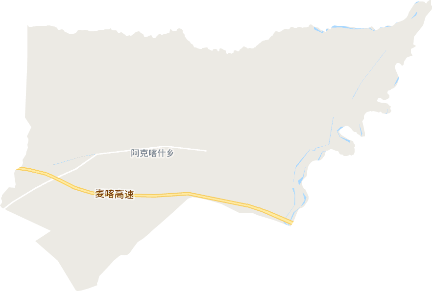 阿克喀什乡电子地图