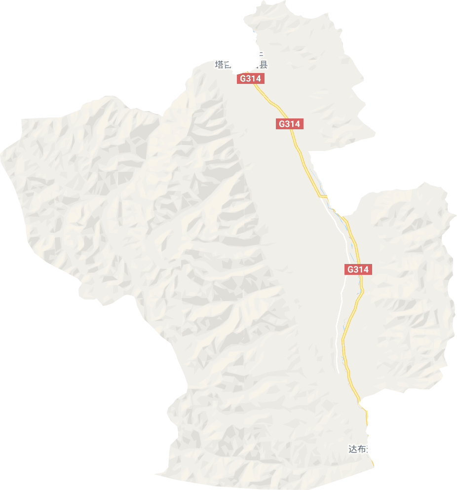 塔什库尔干乡电子地图