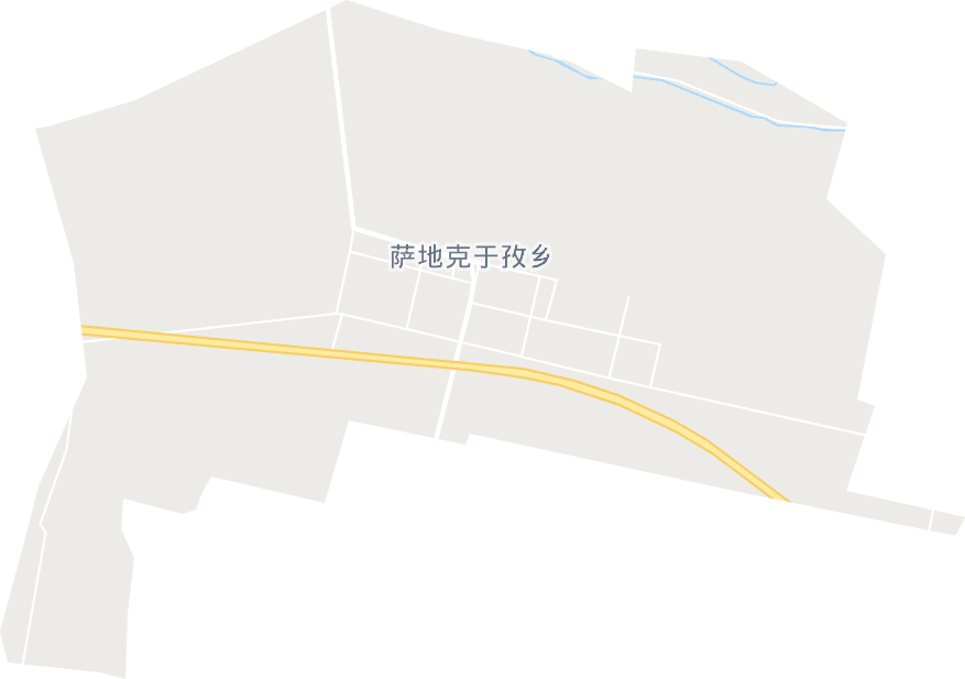 萨地克于孜乡电子地图