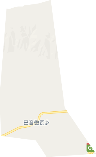 巴音傲瓦乡电子地图