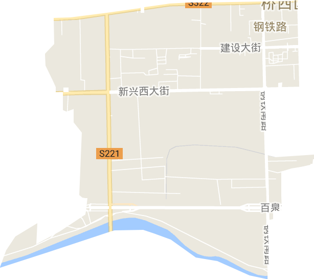 钢铁路街道电子地图