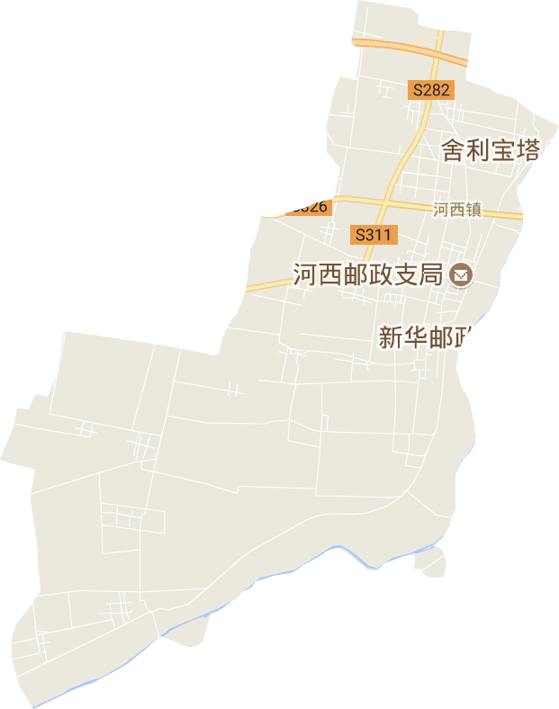 河西镇电子地图