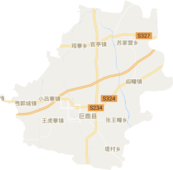 巨鹿县高清电子地图