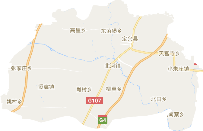 定兴县地形图高清版大图