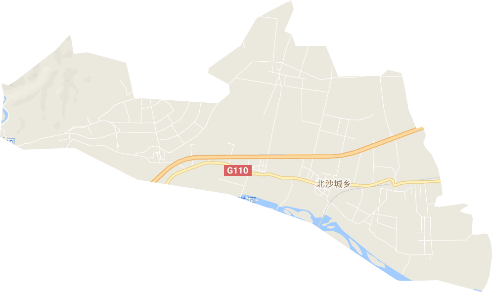 北沙城乡电子地图