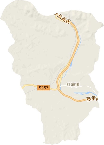 红旗镇电子地图