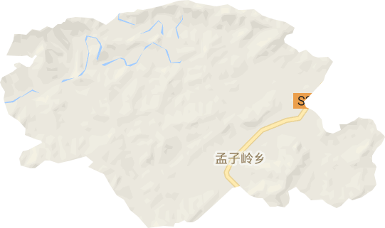 孟子岭乡电子地图