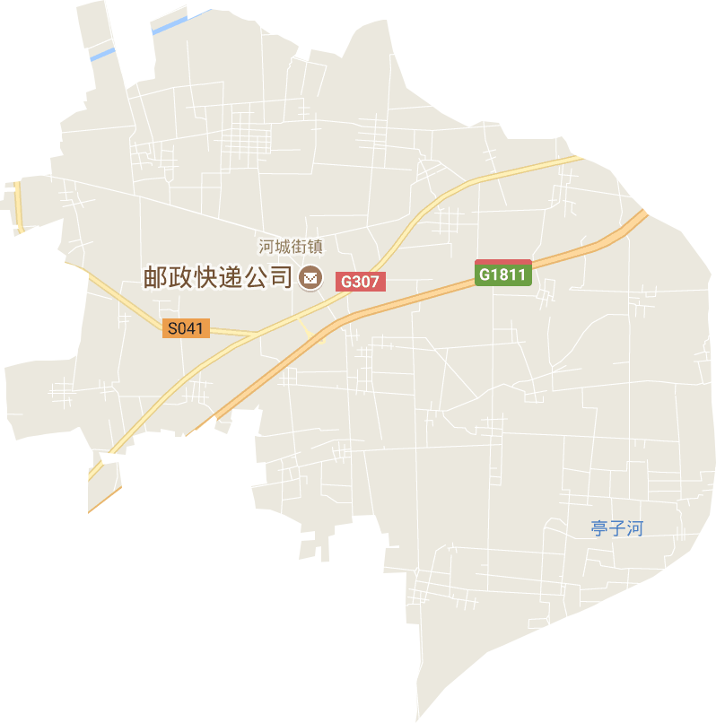河城街镇电子地图