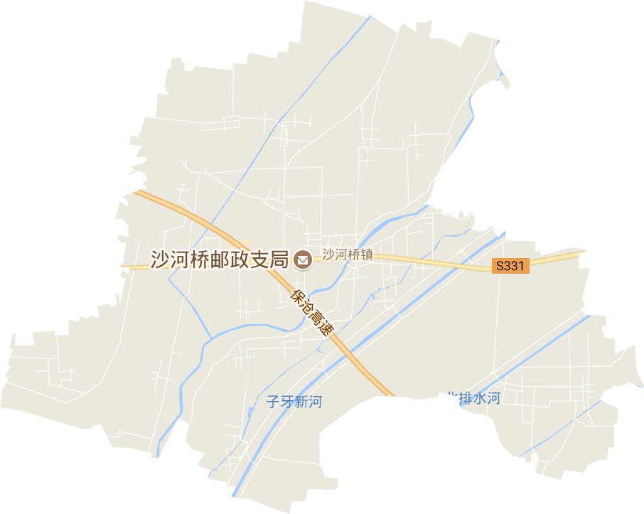 沙河桥镇电子地图